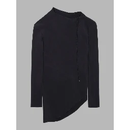 Blusa Asimmetrica Crepe De Chine