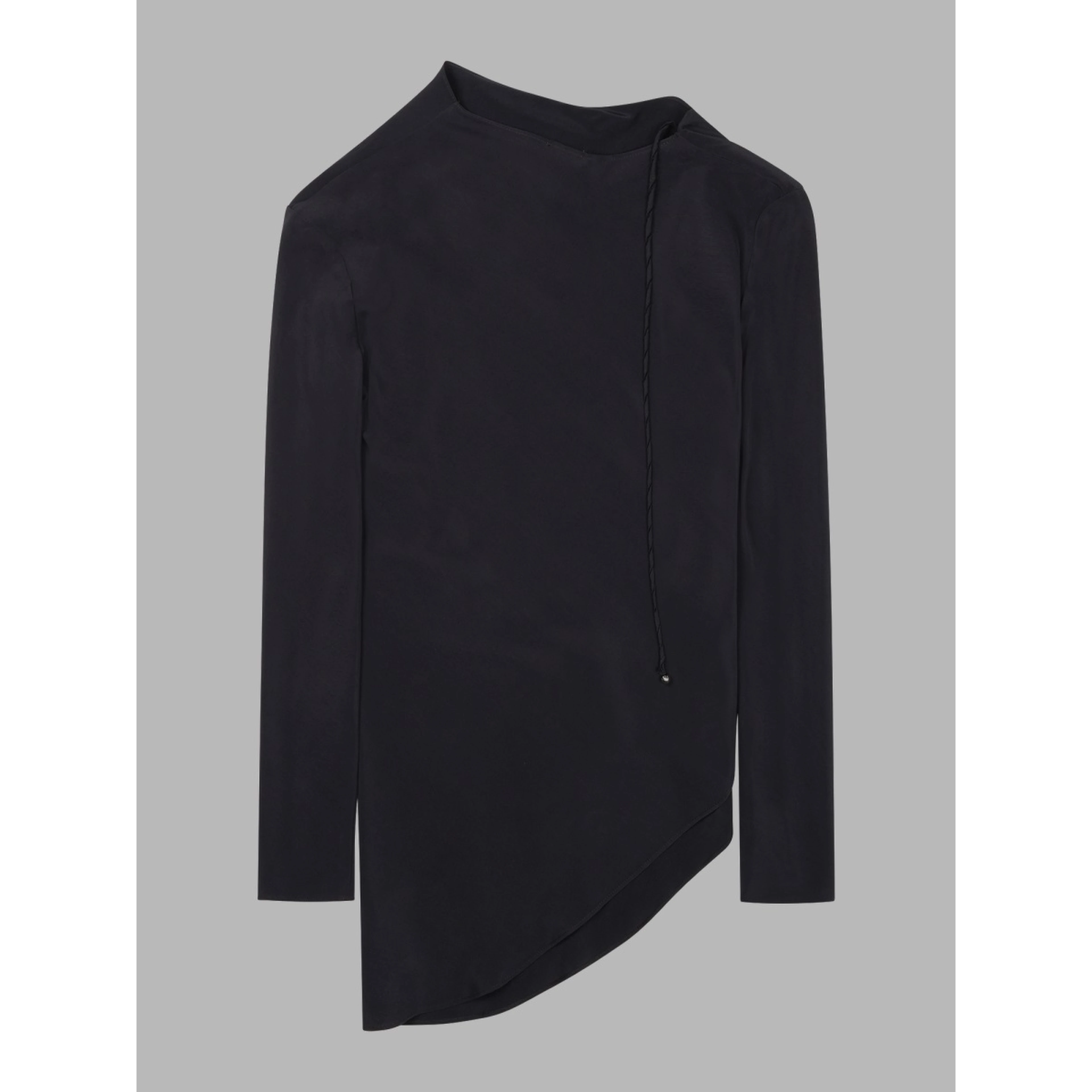 Blusa Asimmetrica Crepe De Chine