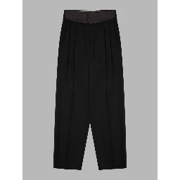 Pantalone In Lana Con Baschina
