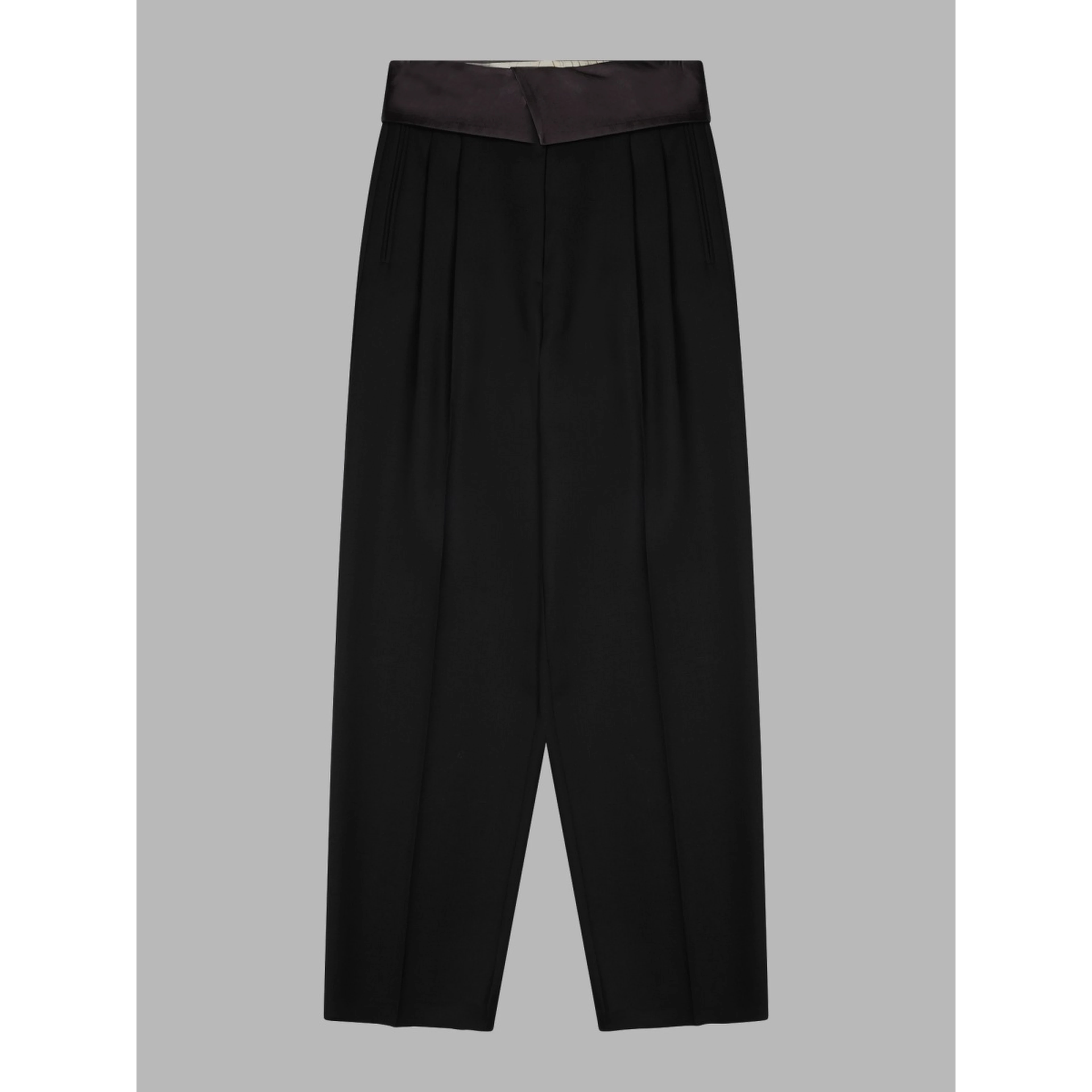 Pantalone In Lana Con Baschina