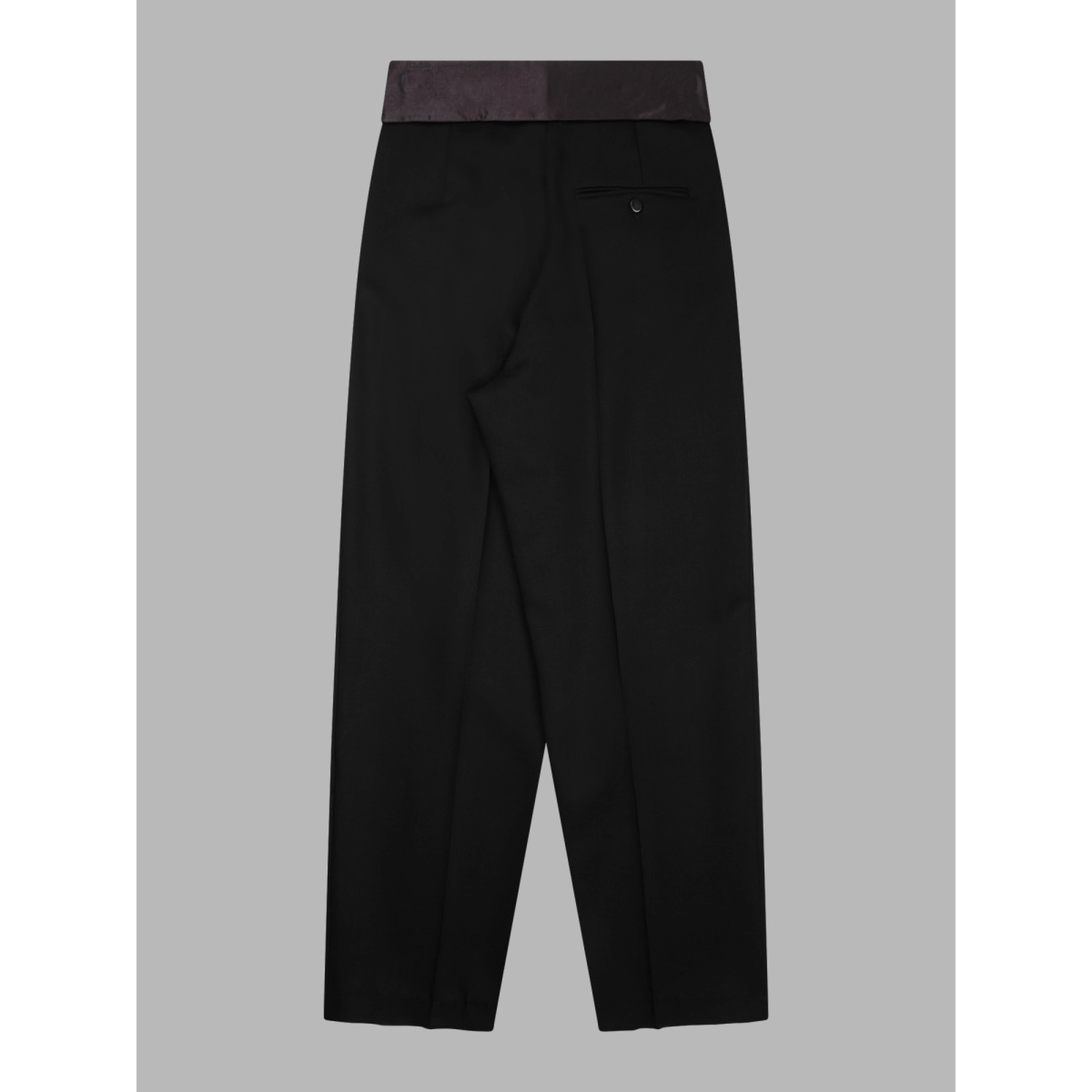 Pantalone In Lana Con Baschina