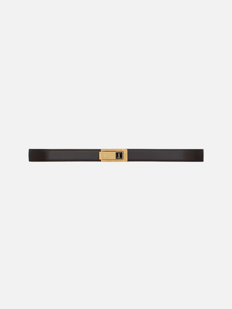 SAINT LAURENT CHARNIERE BUCKLE belt