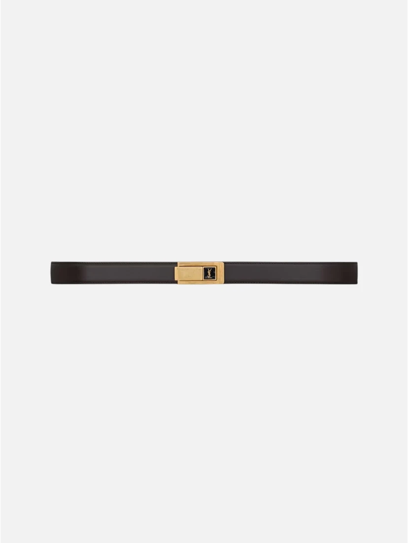 SAINT LAURENT CHARNIERE BUCKLE belt
