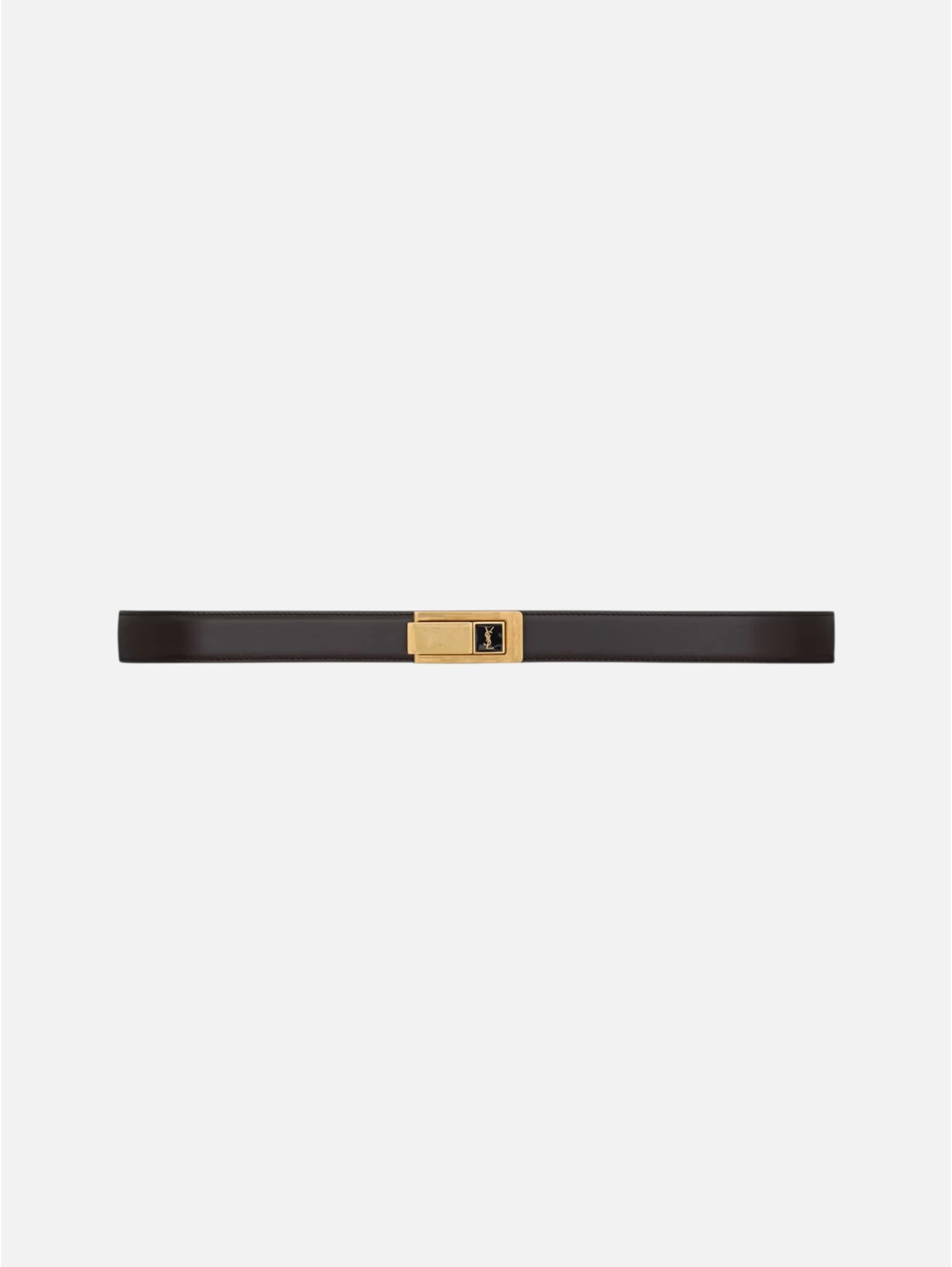 SAINT LAURENT CHARNIERE BUCKLE belt