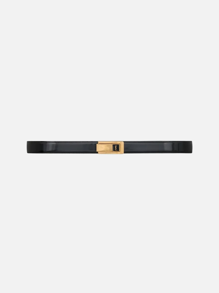 SAINT LAURENT CHARNIERE BUCKLE belt