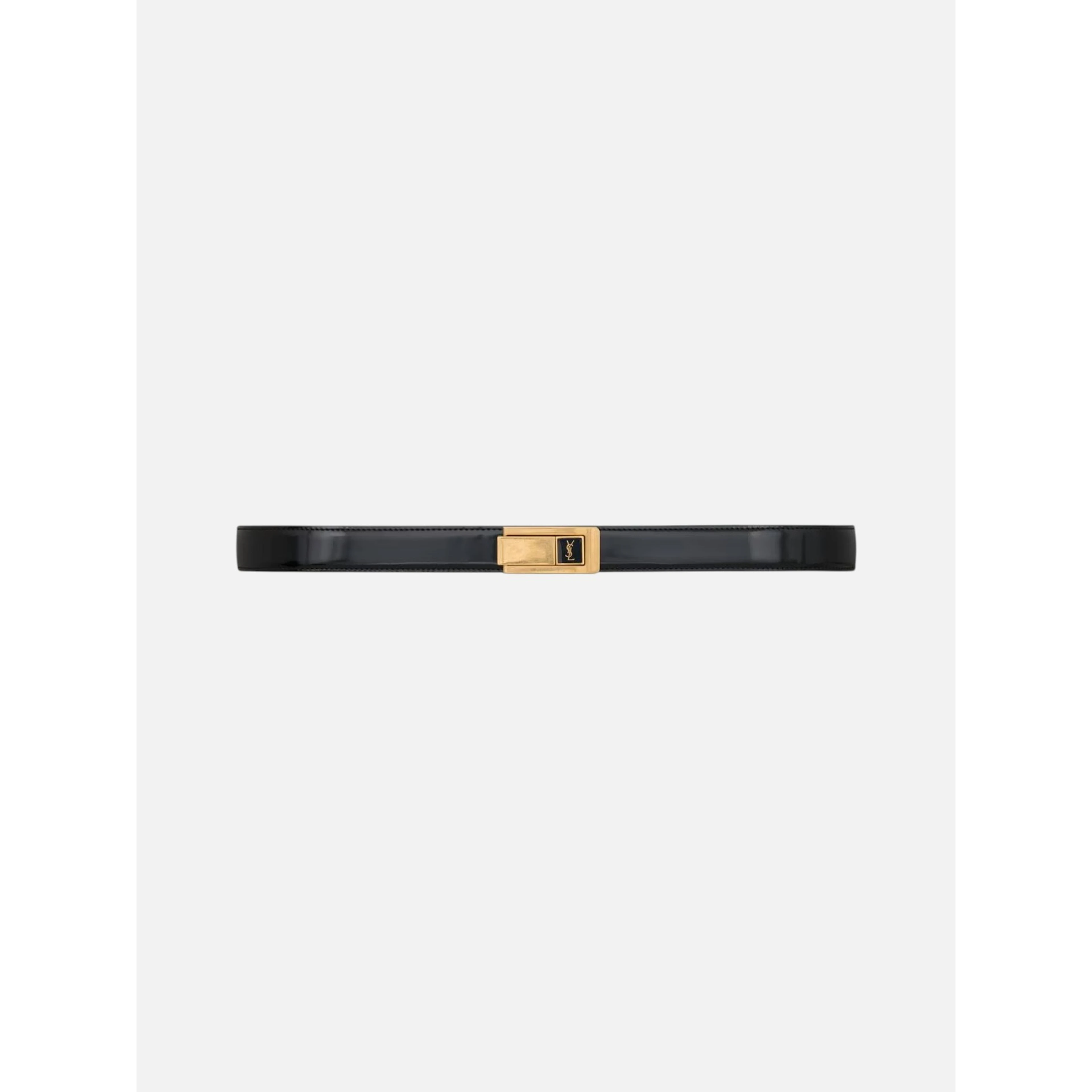 SAINT LAURENT CHARNIERE BUCKLE belt