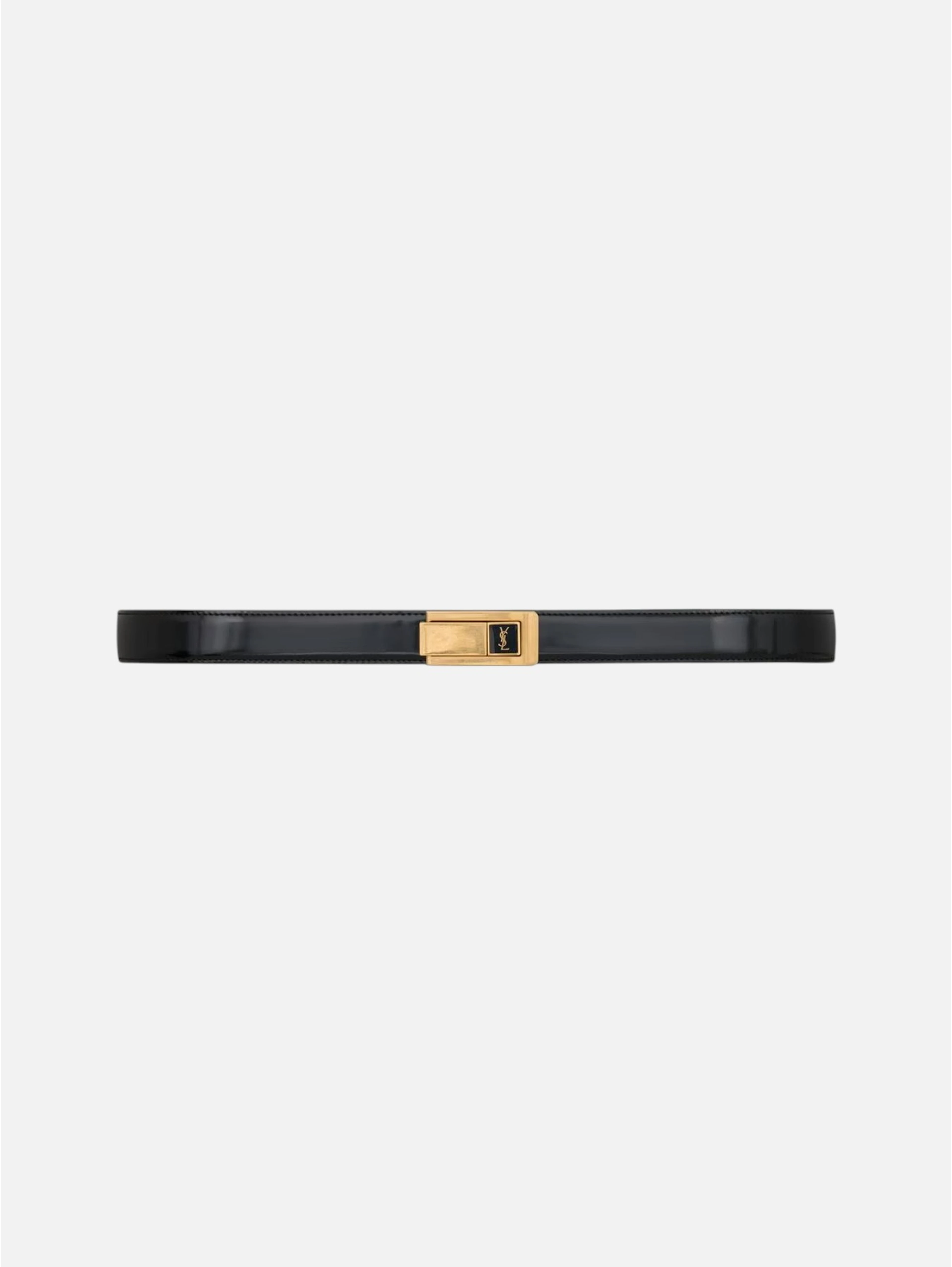 SAINT LAURENT CHARNIERE BUCKLE belt