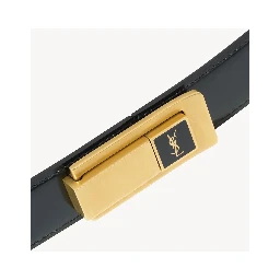 SAINT LAURENT CHARNIERE BUCKLE belt