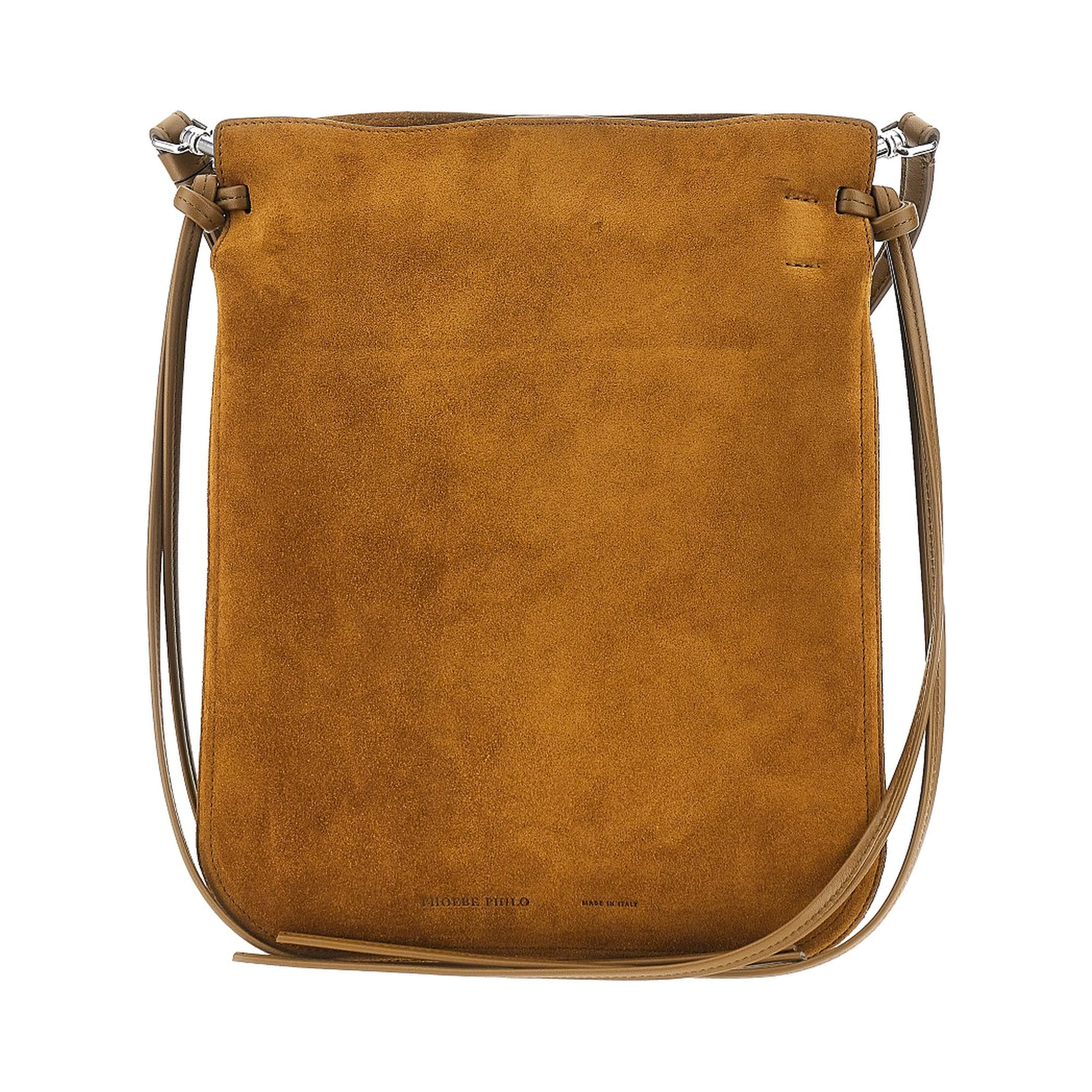 Suede leather 'Gig' pouch