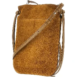 Suede leather 'Gig' pouch