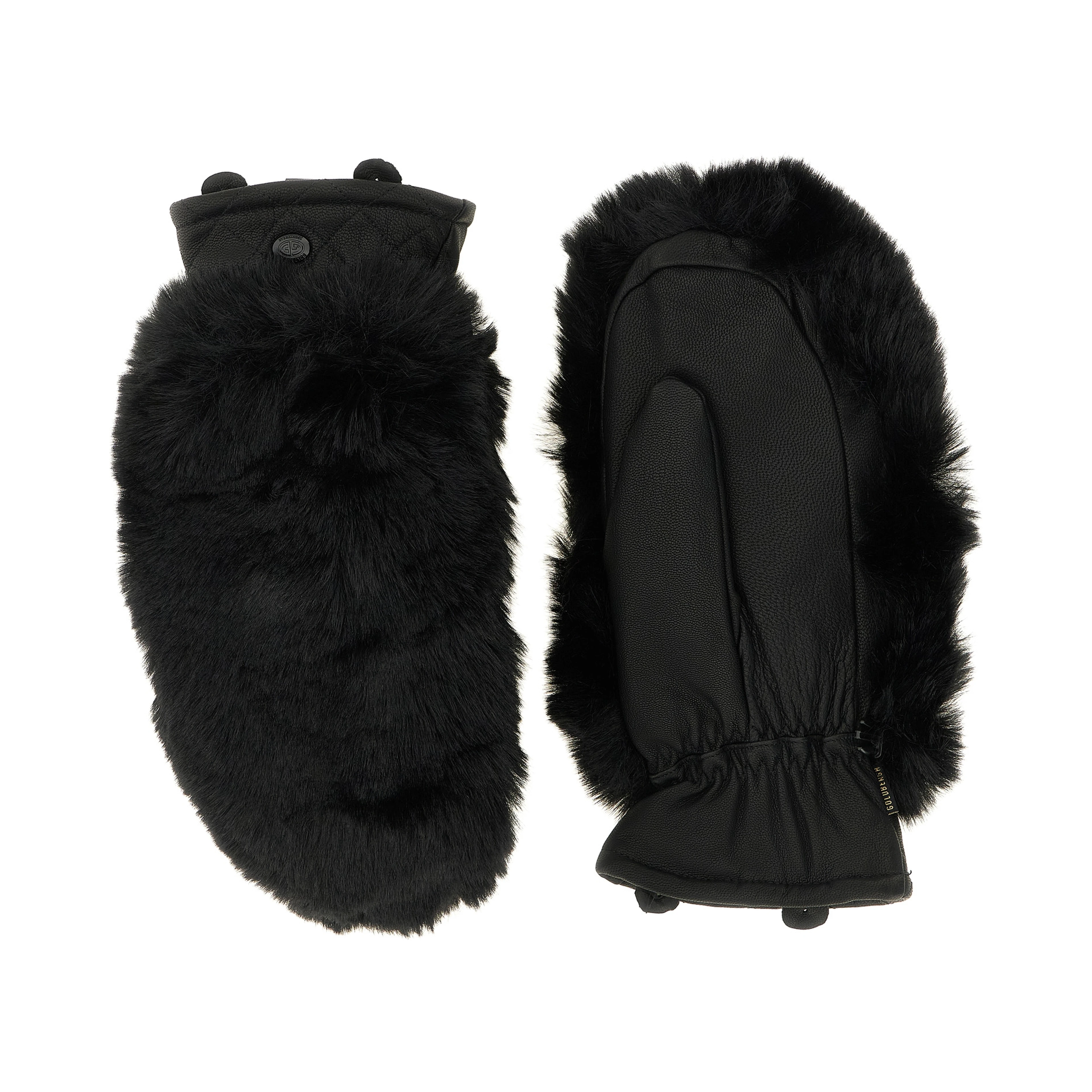 Black Goatskin Gloves