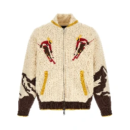 Multicolor Wool Cardigan