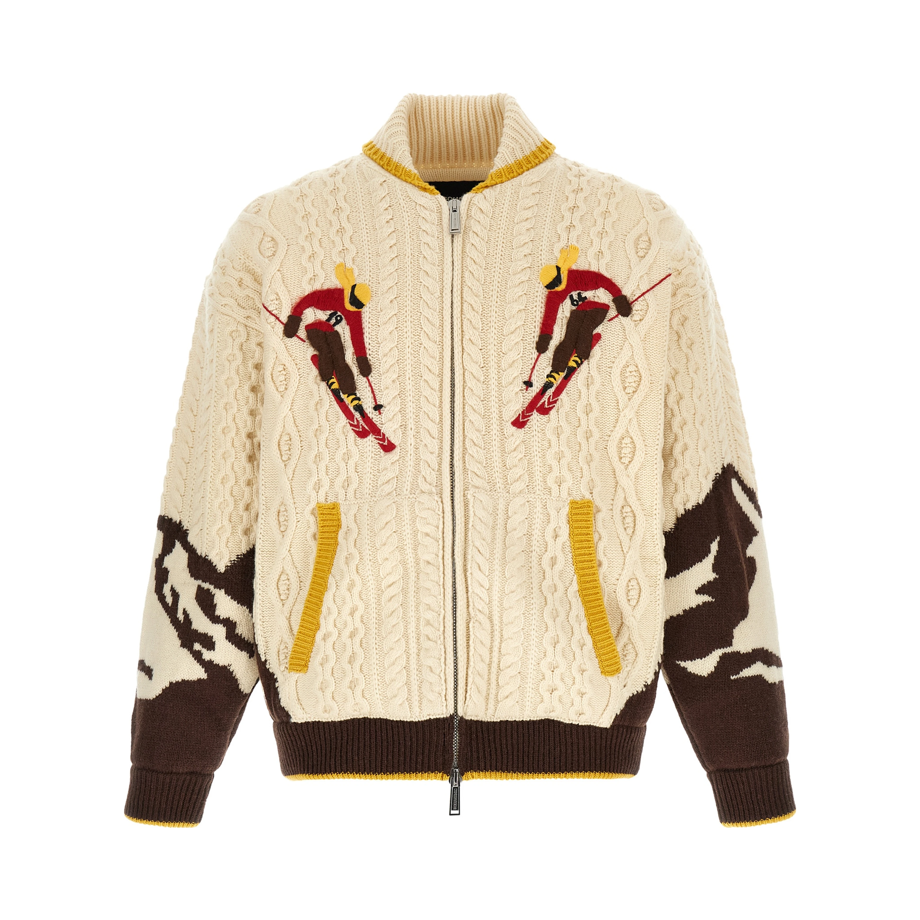 Multicolor Wool Cardigan