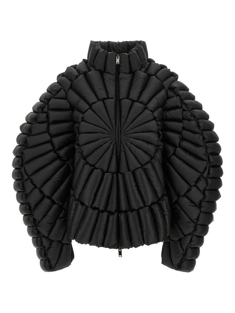 Black Nylon Full-Length Jacket