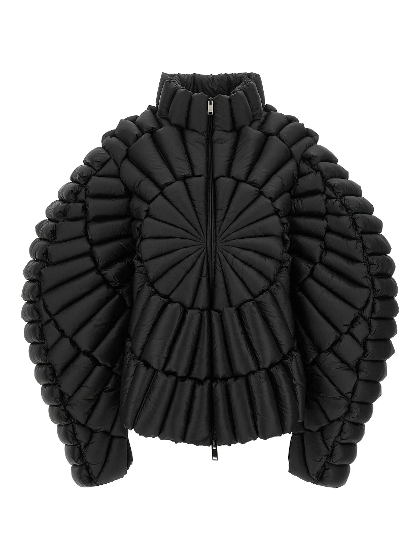 Black Nylon Full-Length Jacket