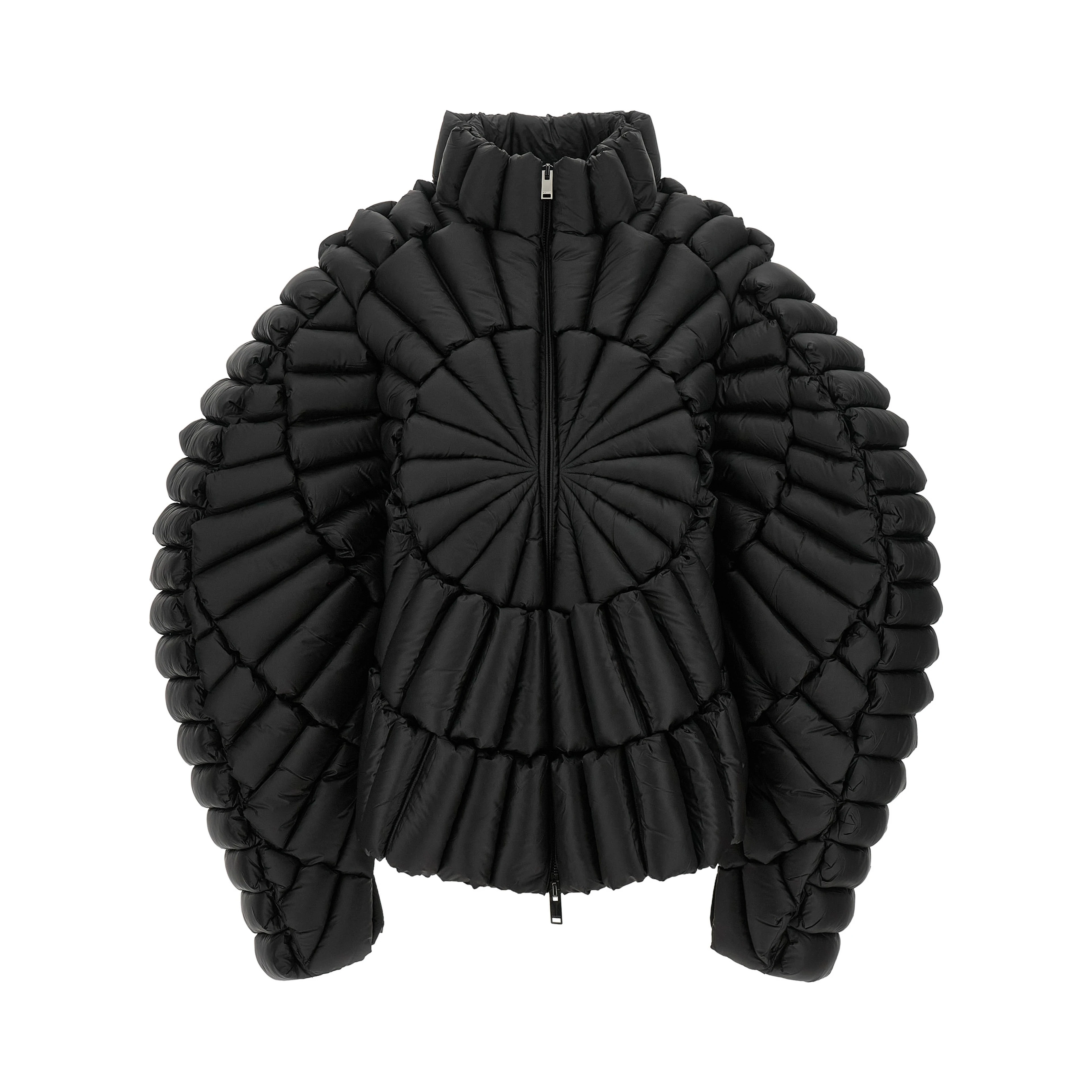 Black Nylon Full-Length Jacket