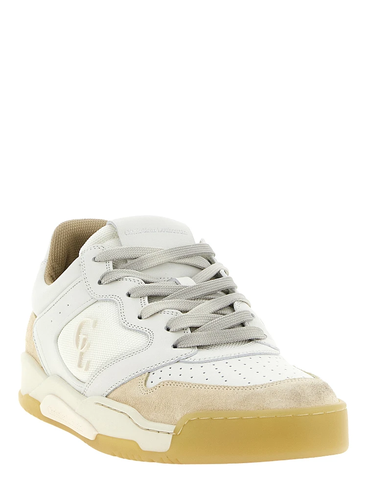 Beige Calfskin Low Top Sneakers alternative