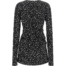 Black Silk Short Dress