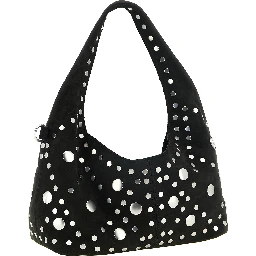 Black Cowhide Shoulder Bag
