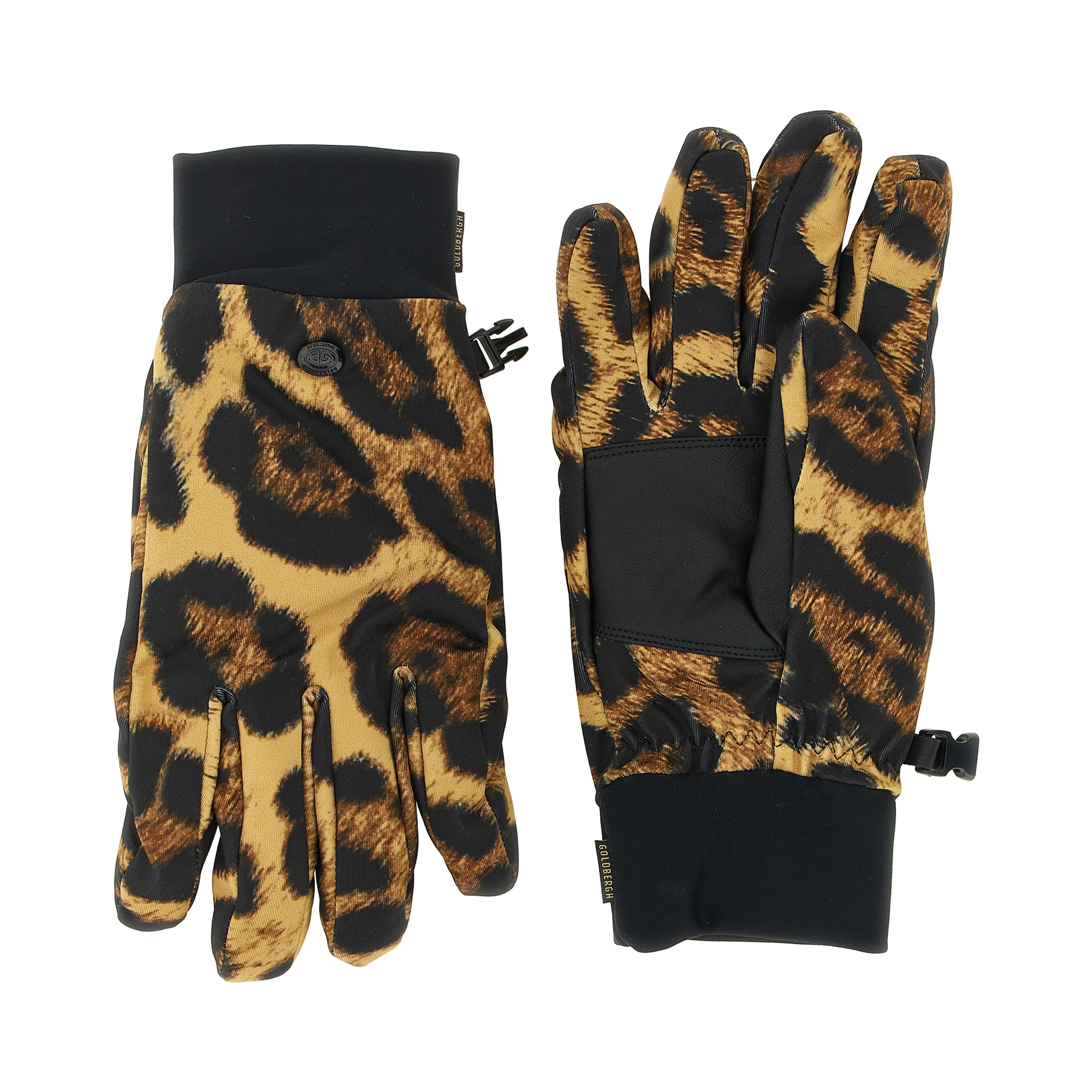 Brown Polyester Gloves