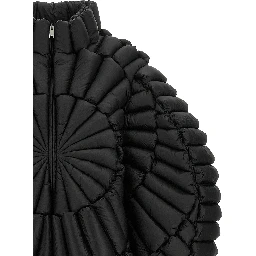 Black Nylon Full-Length Jacket