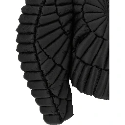 Black Nylon Full-Length Jacket