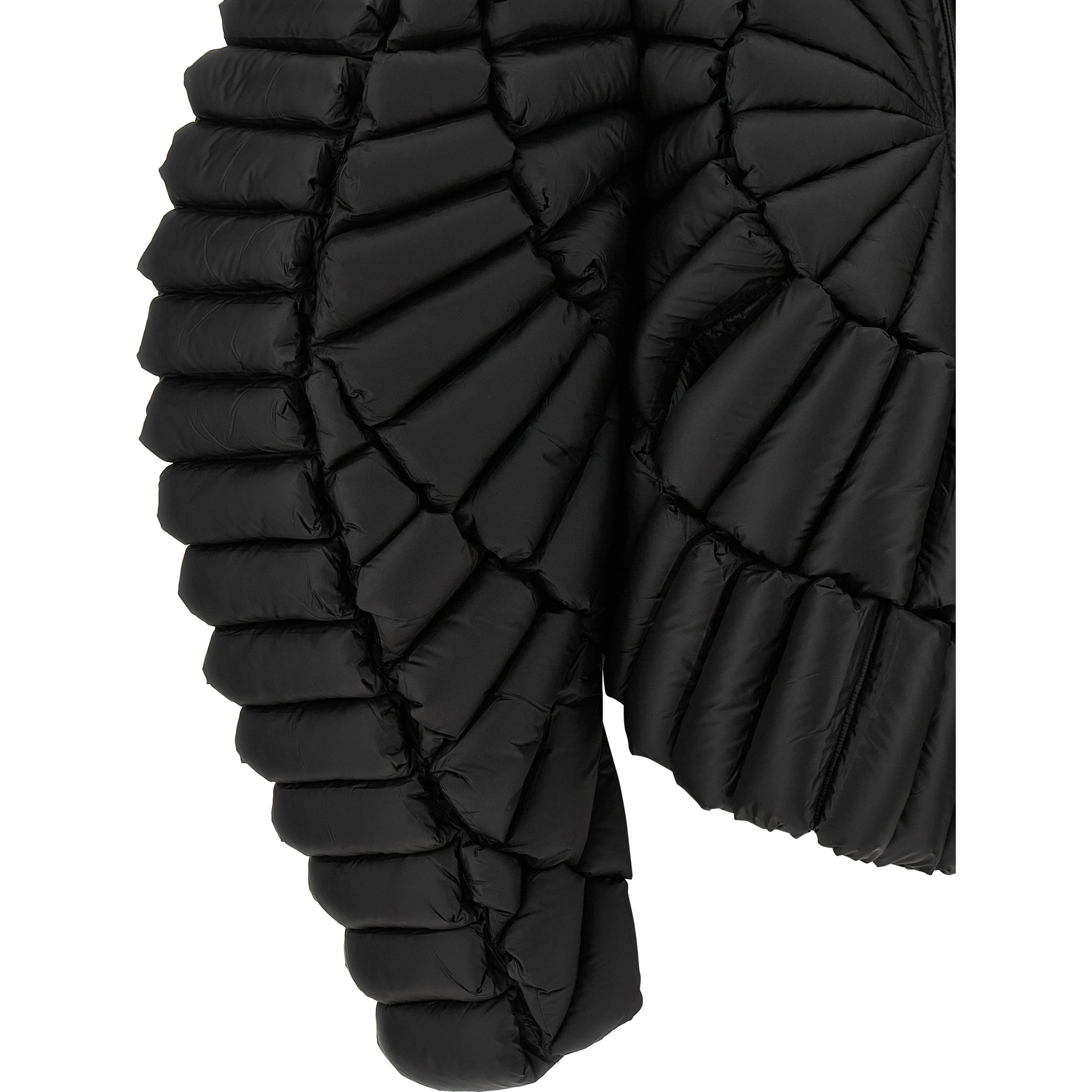 Black Nylon Full-Length Jacket