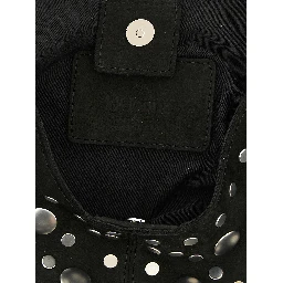 Black Cowhide Shoulder Bag