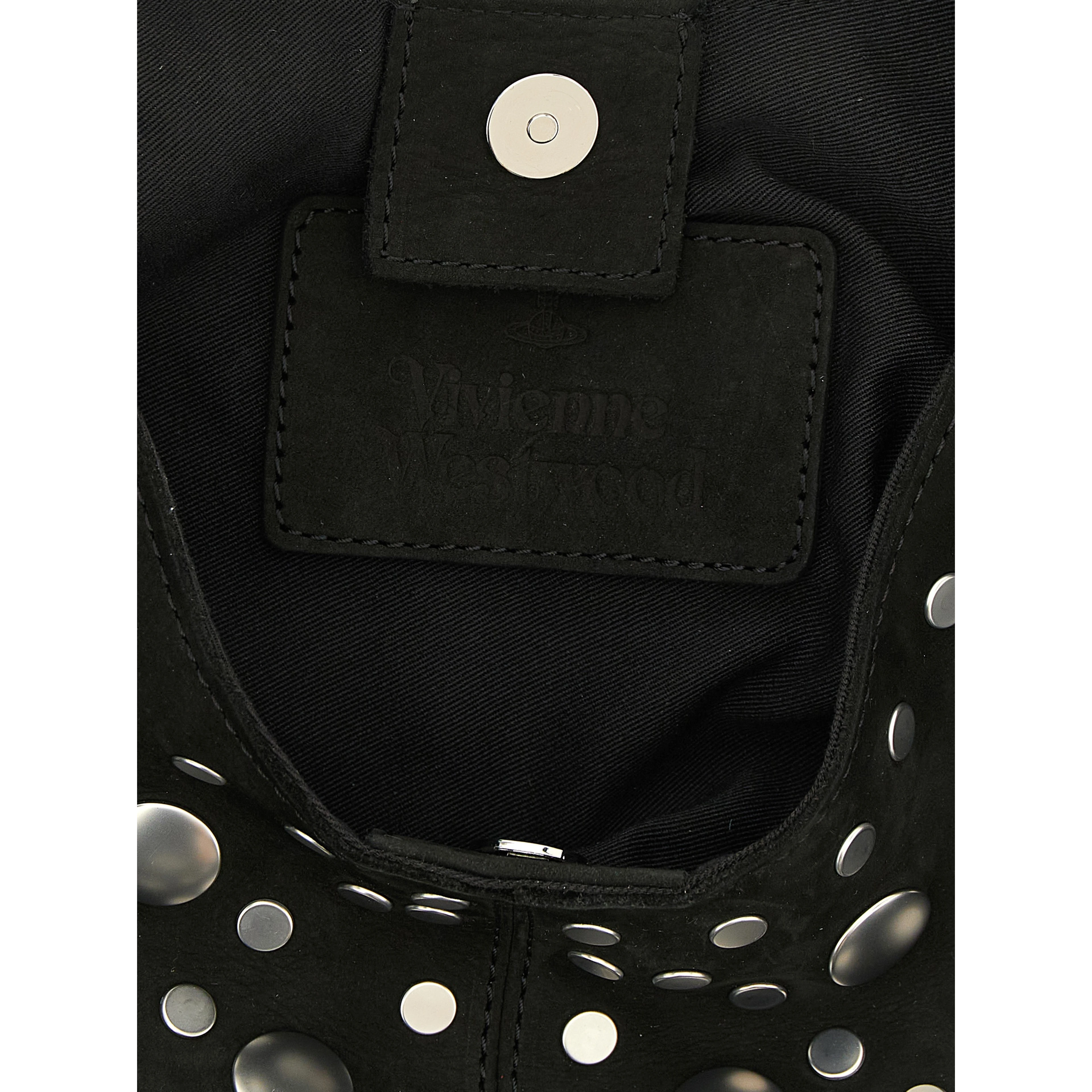 Black Cowhide Shoulder Bag