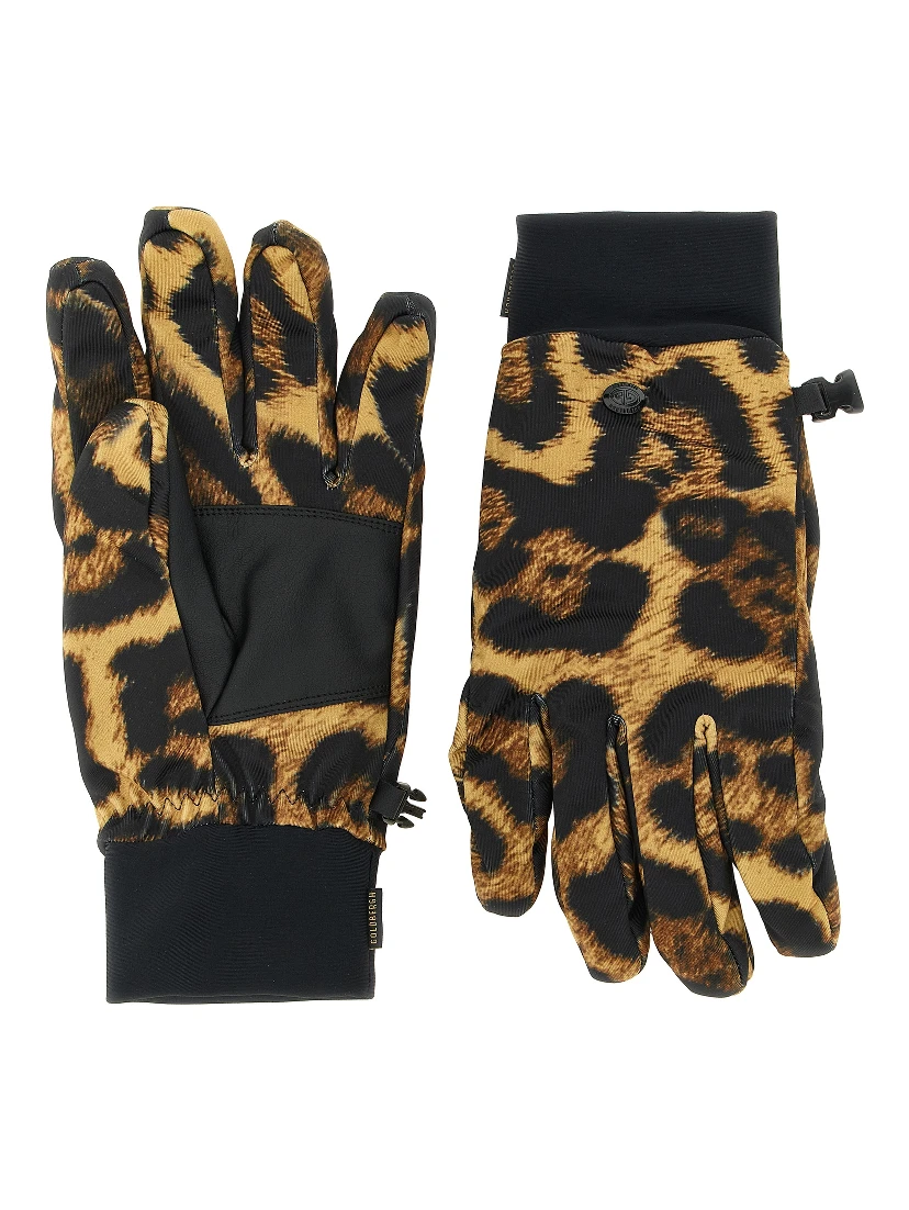Brown Polyester Gloves