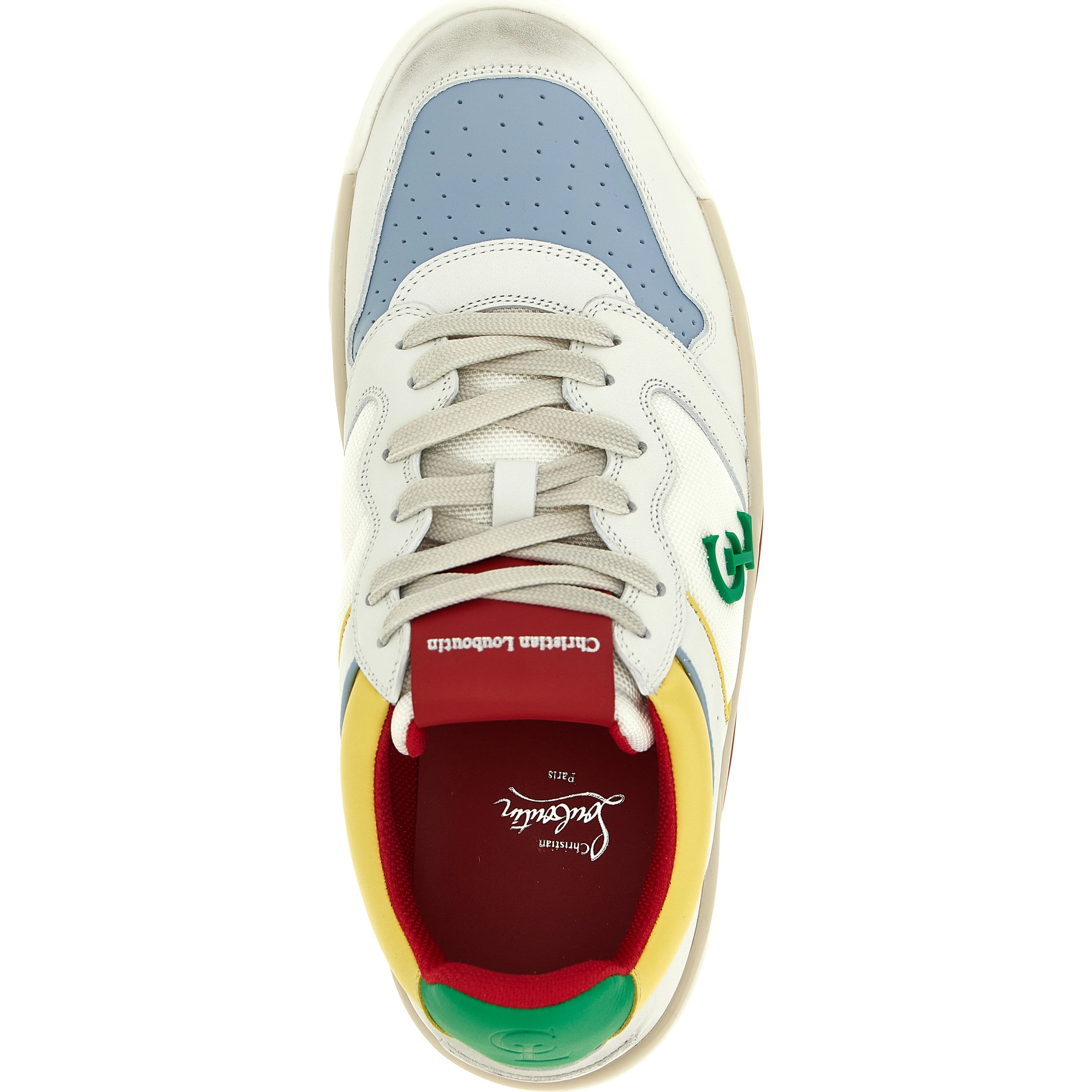Multicolor Calfskin Athletic Sneakers