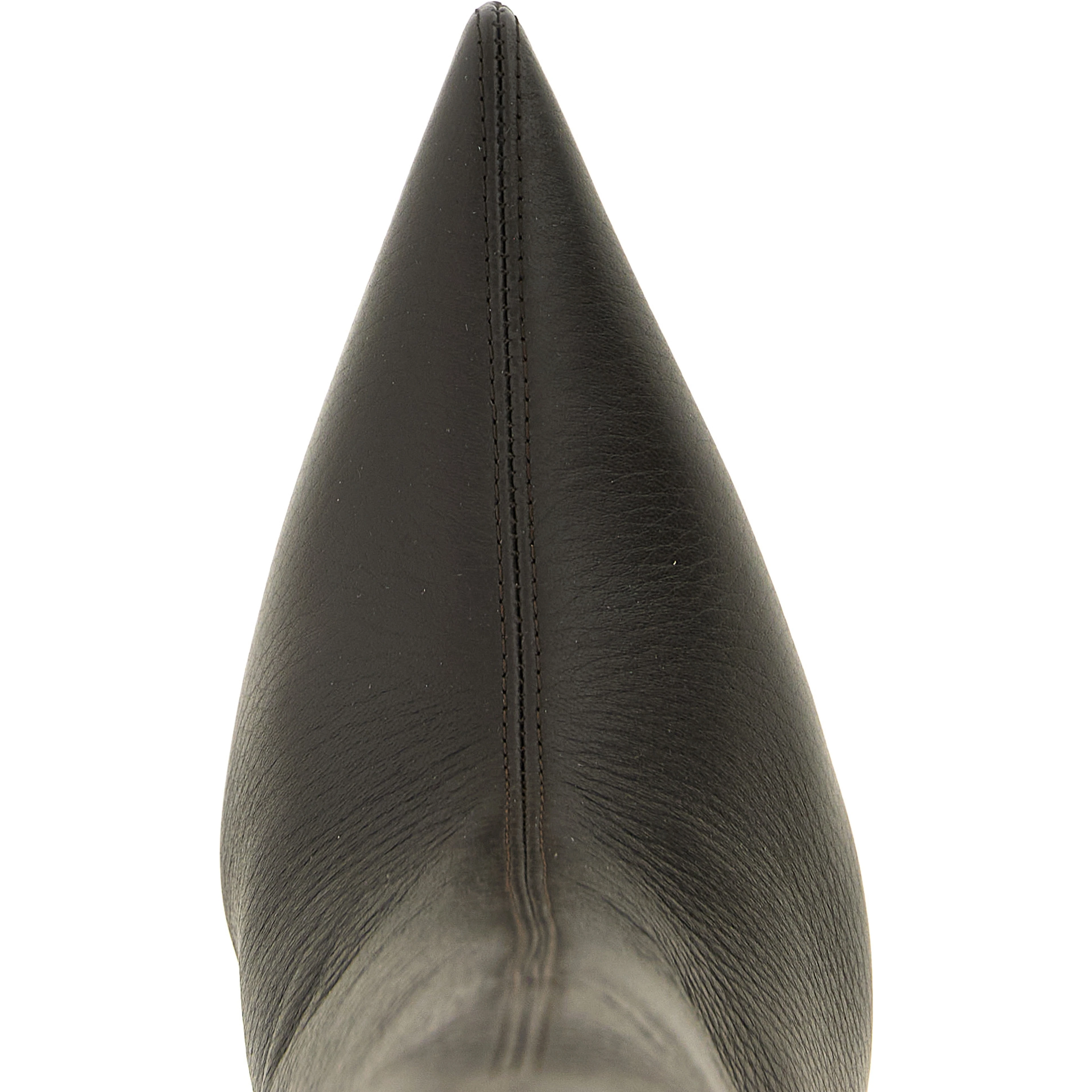 Brown Goatskin Over The Knee