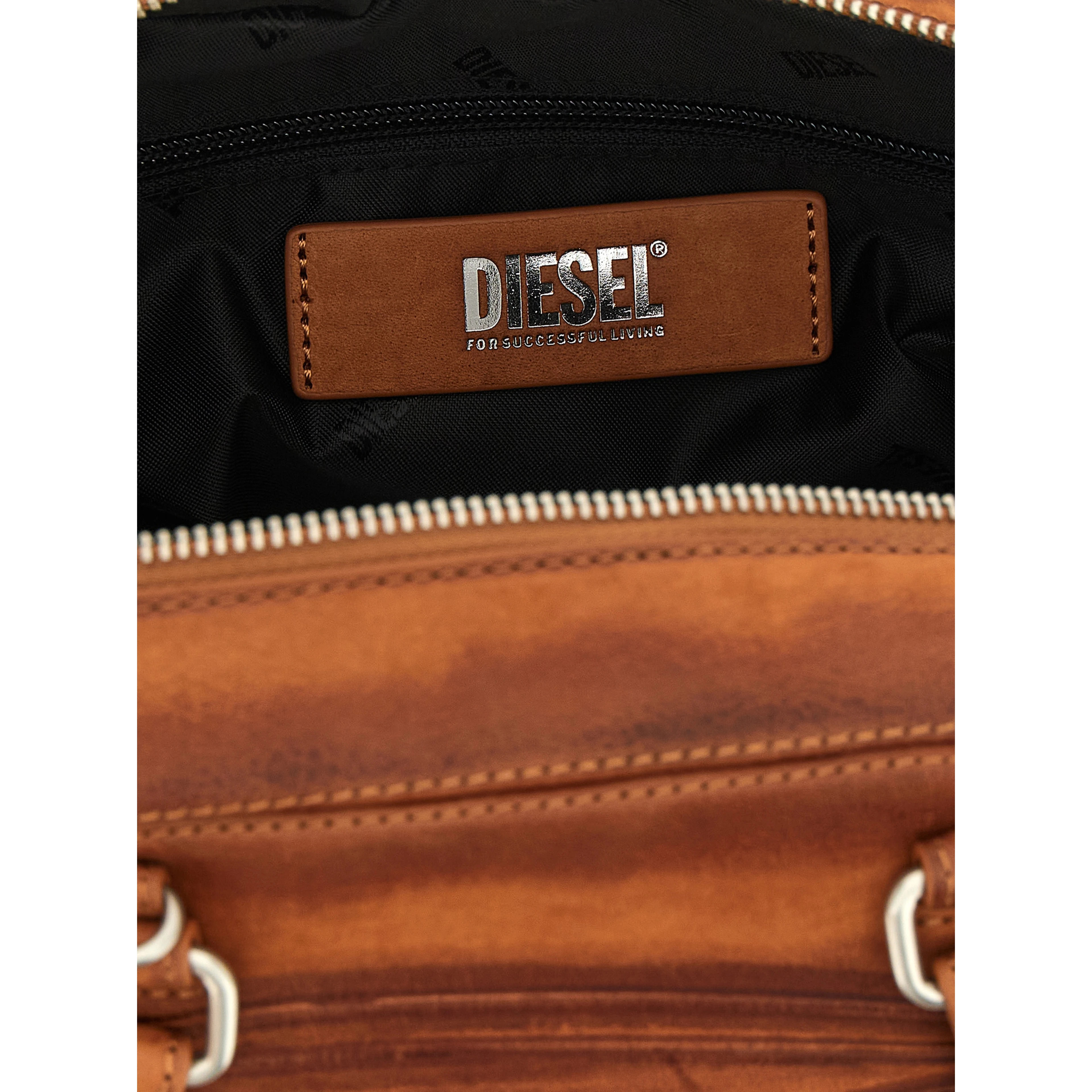 Brown Other Fibres Shoulder Bag