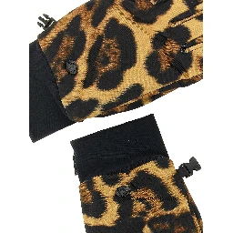 Brown Polyester Gloves