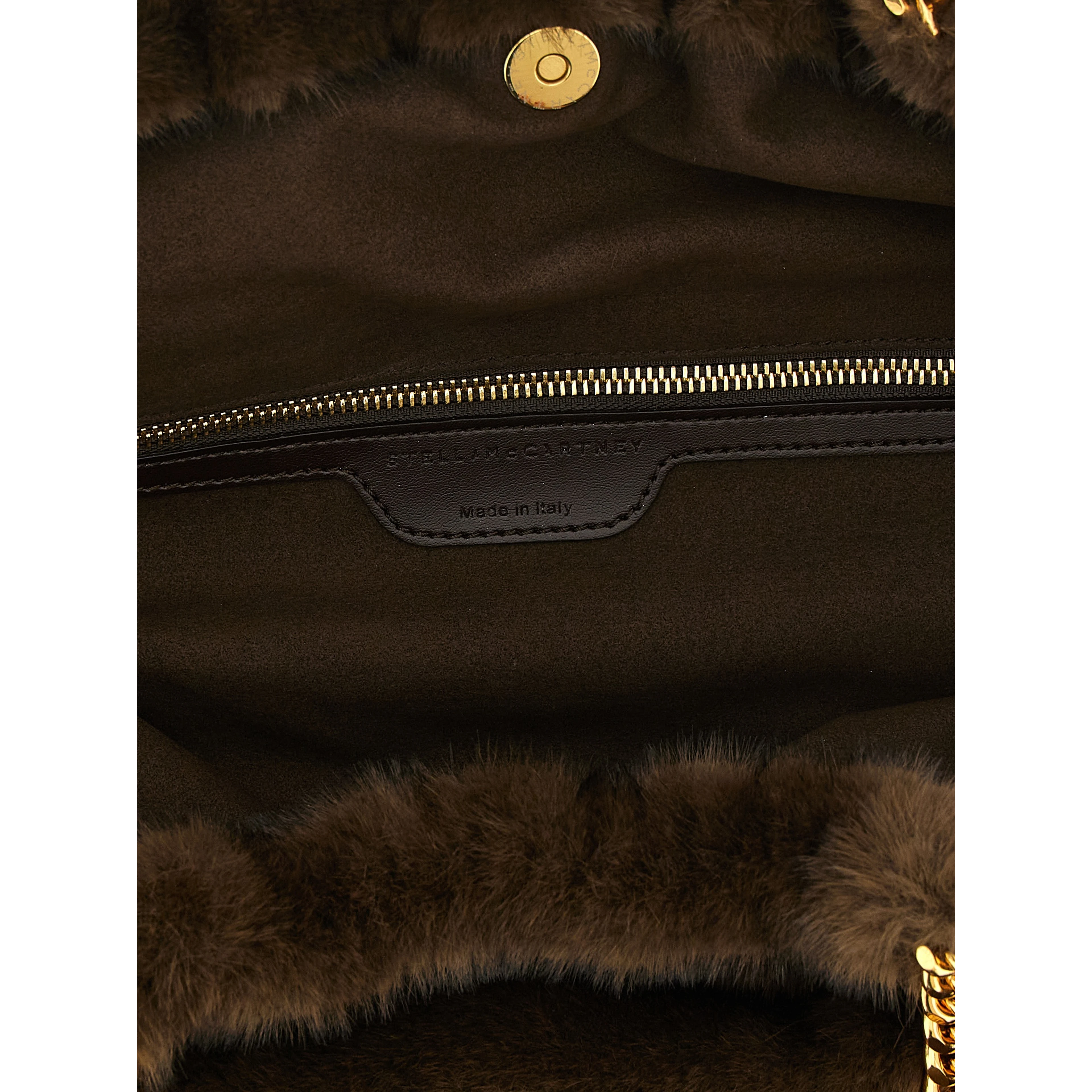 Brown Polyester Shoulder Bag