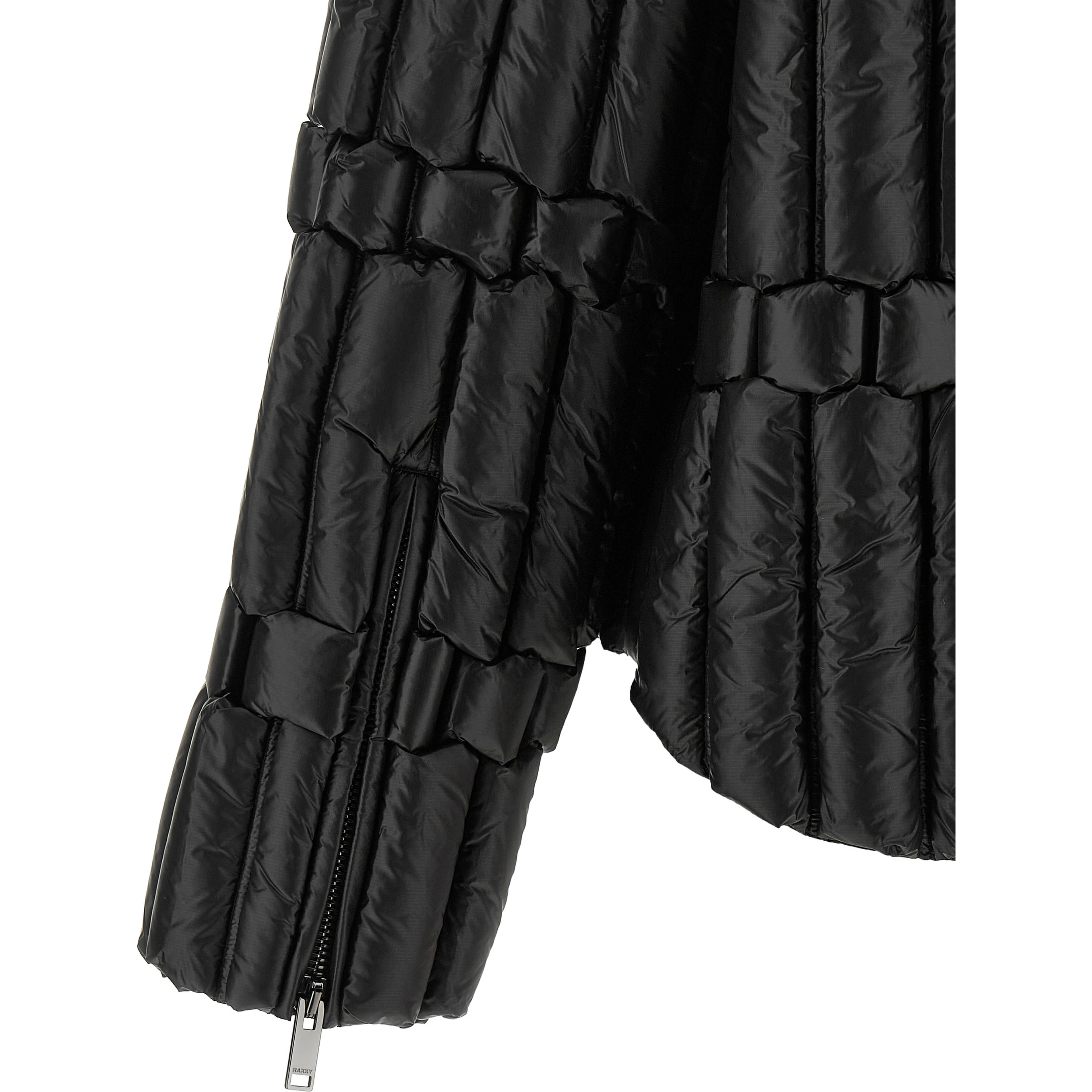 Black Nylon Biker Jacket