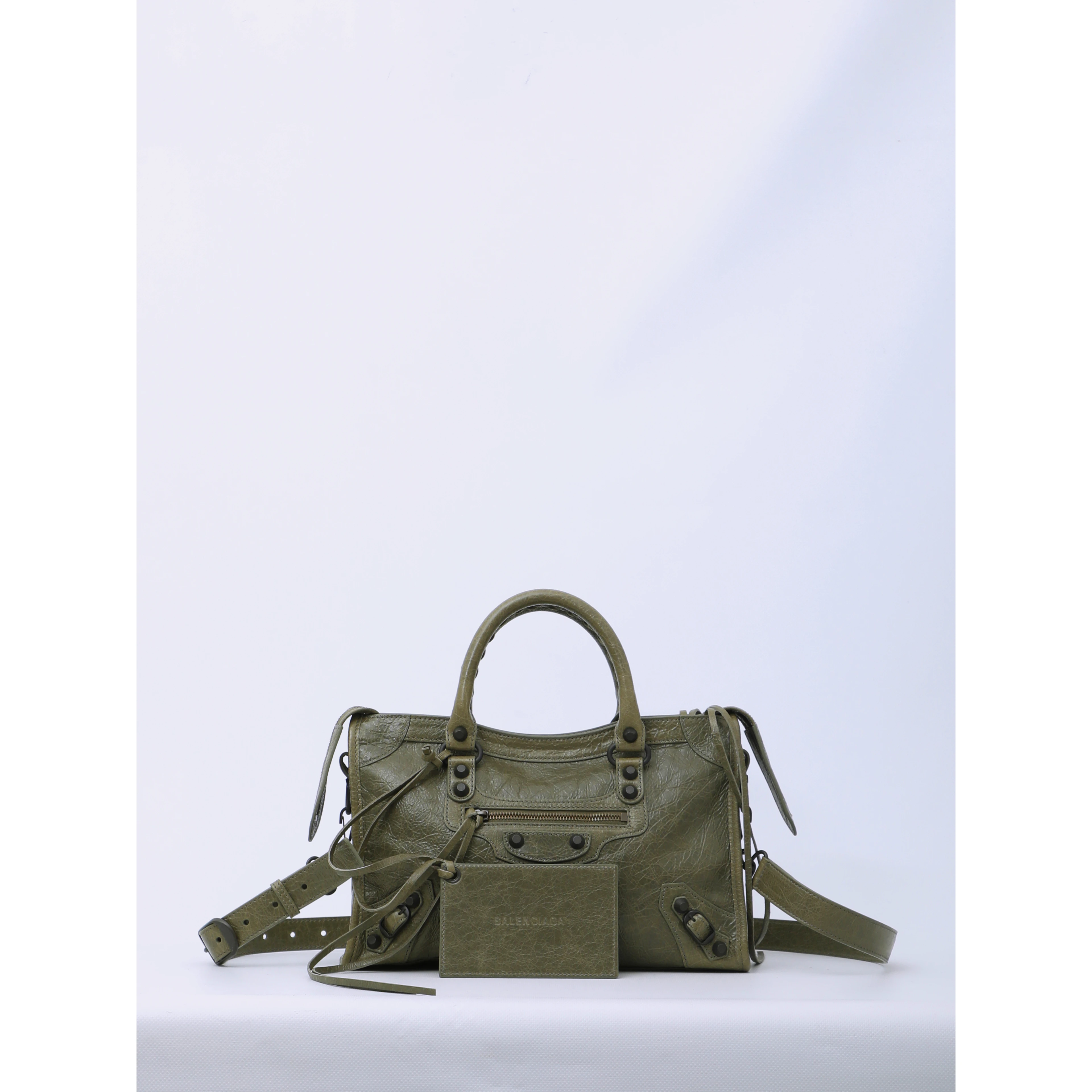 Small Le City bag in army green
