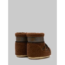 Brown teddy Icon Low boots