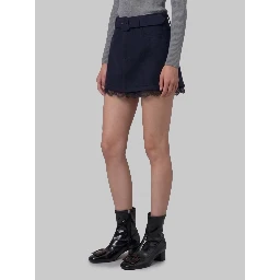 Navy lace skort