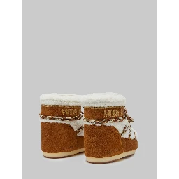 Brown shearling Icon Low boots