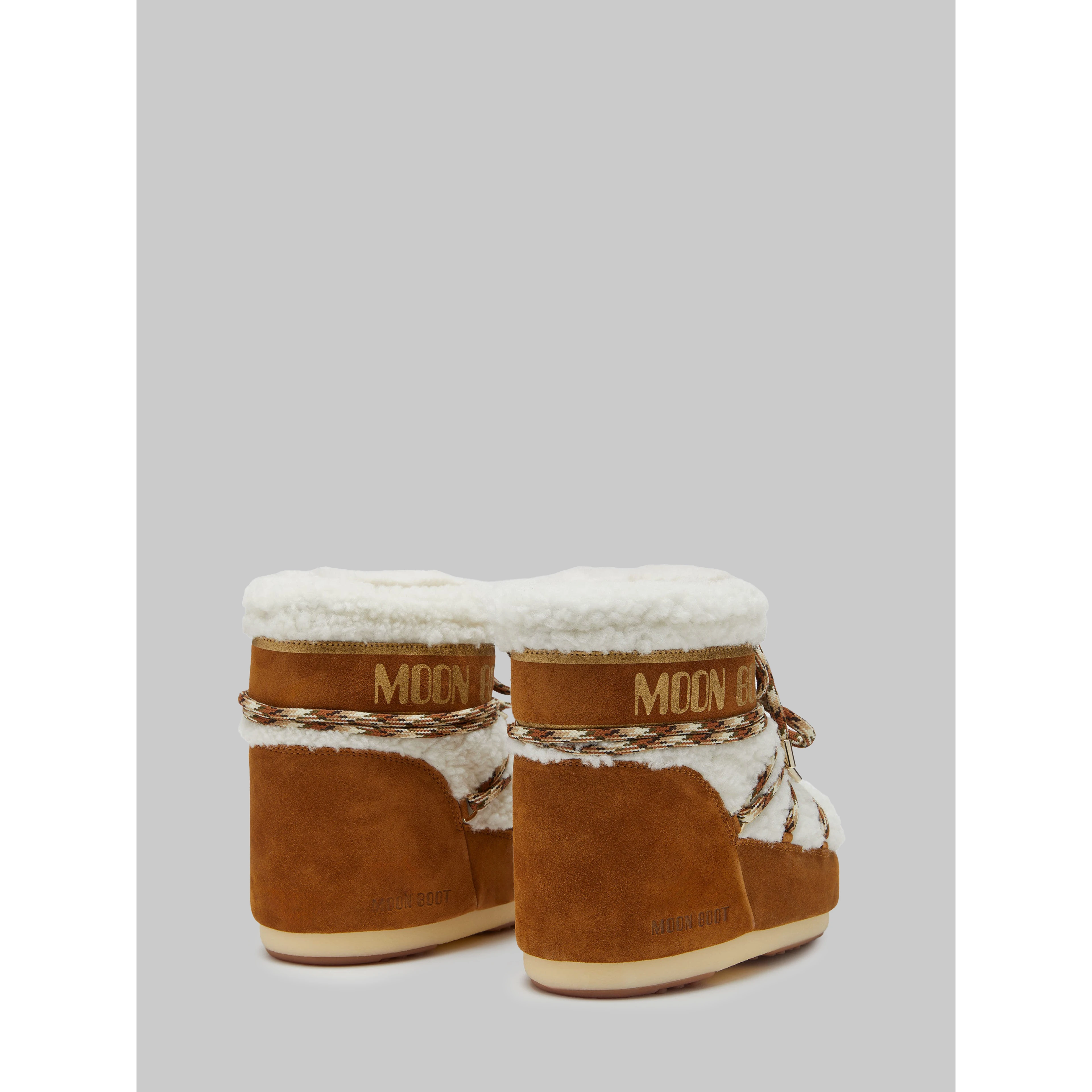 Brown shearling Icon Low boots