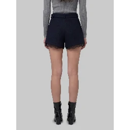 Navy lace skort