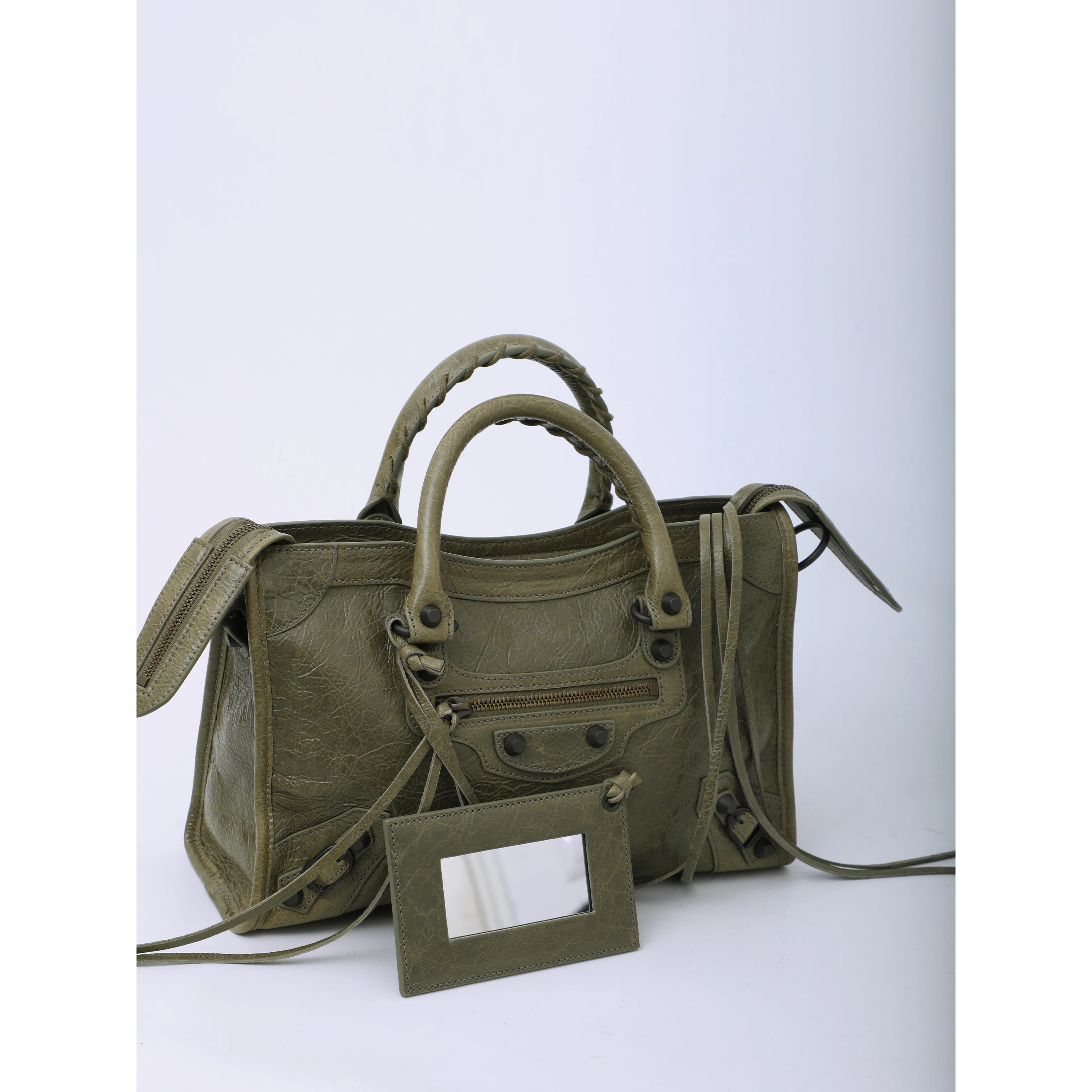 Small Le City bag in army green