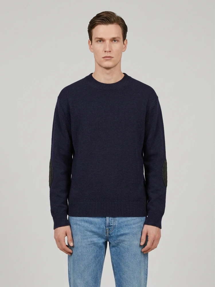 Sweater in Night Residue blue