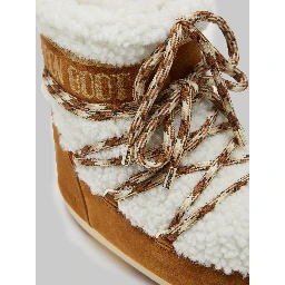 Brown shearling Icon Low boots