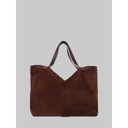 Large Y tote bag in suede