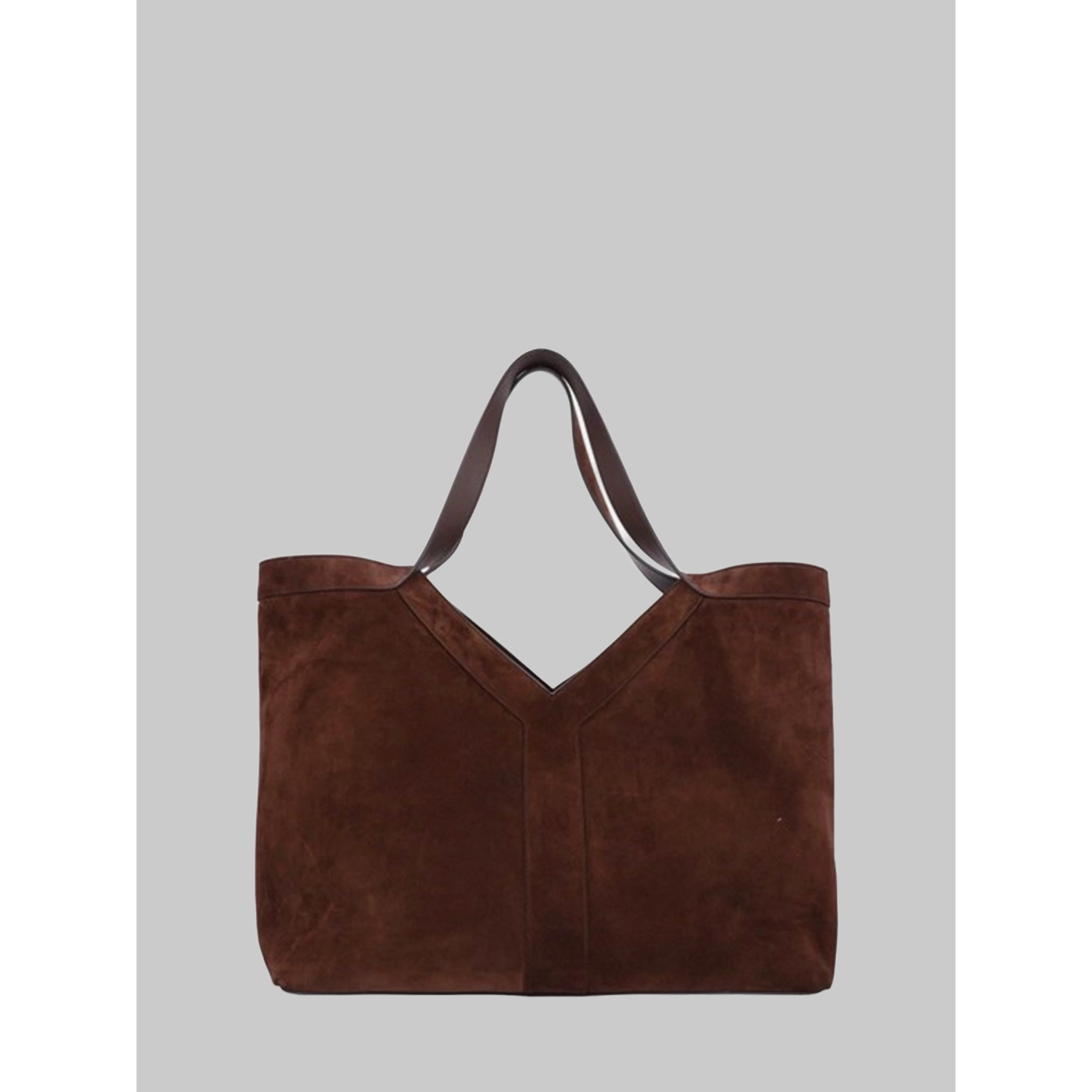 Large Y tote bag in suede