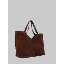 Large Y tote bag in suede