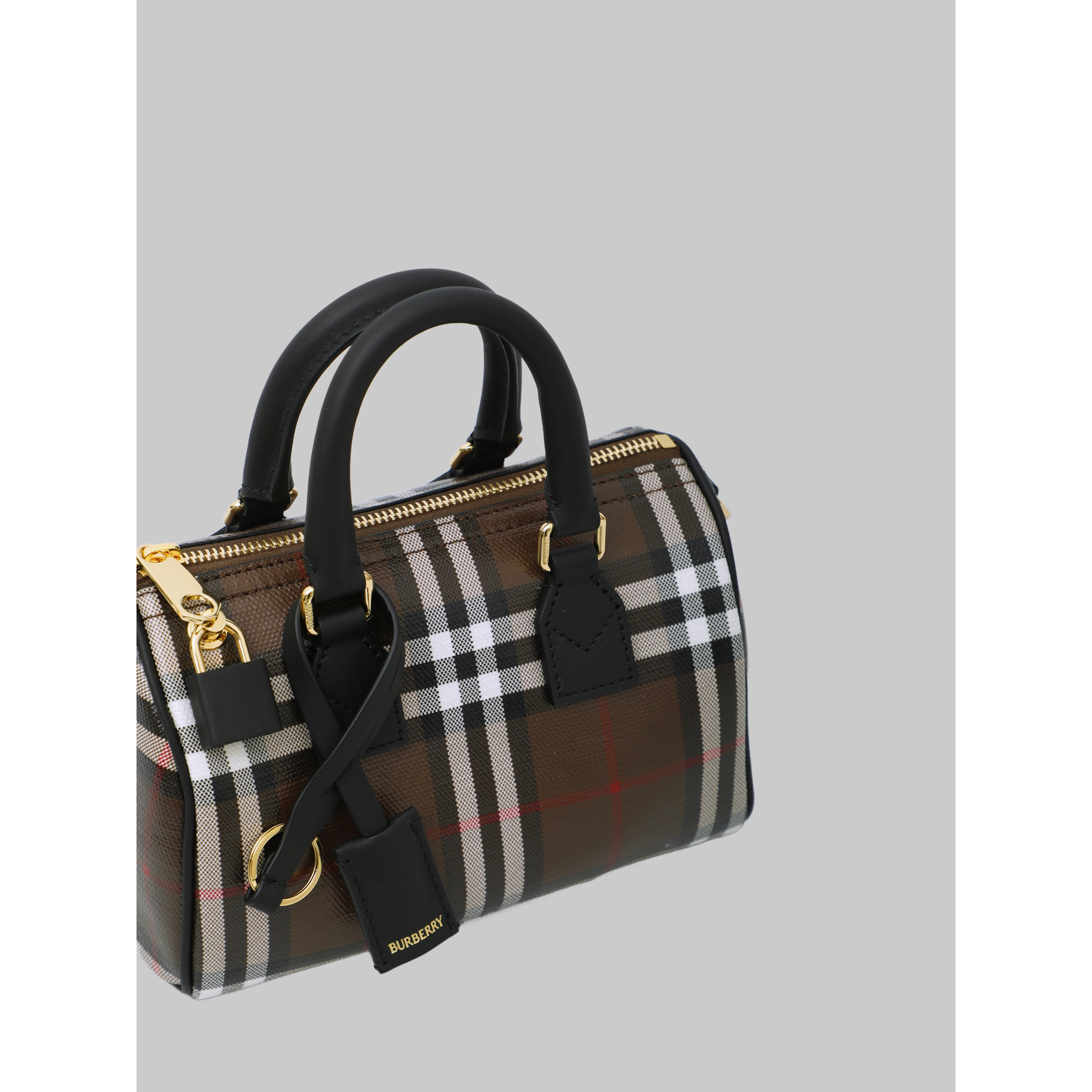 Mini Check bowling bag