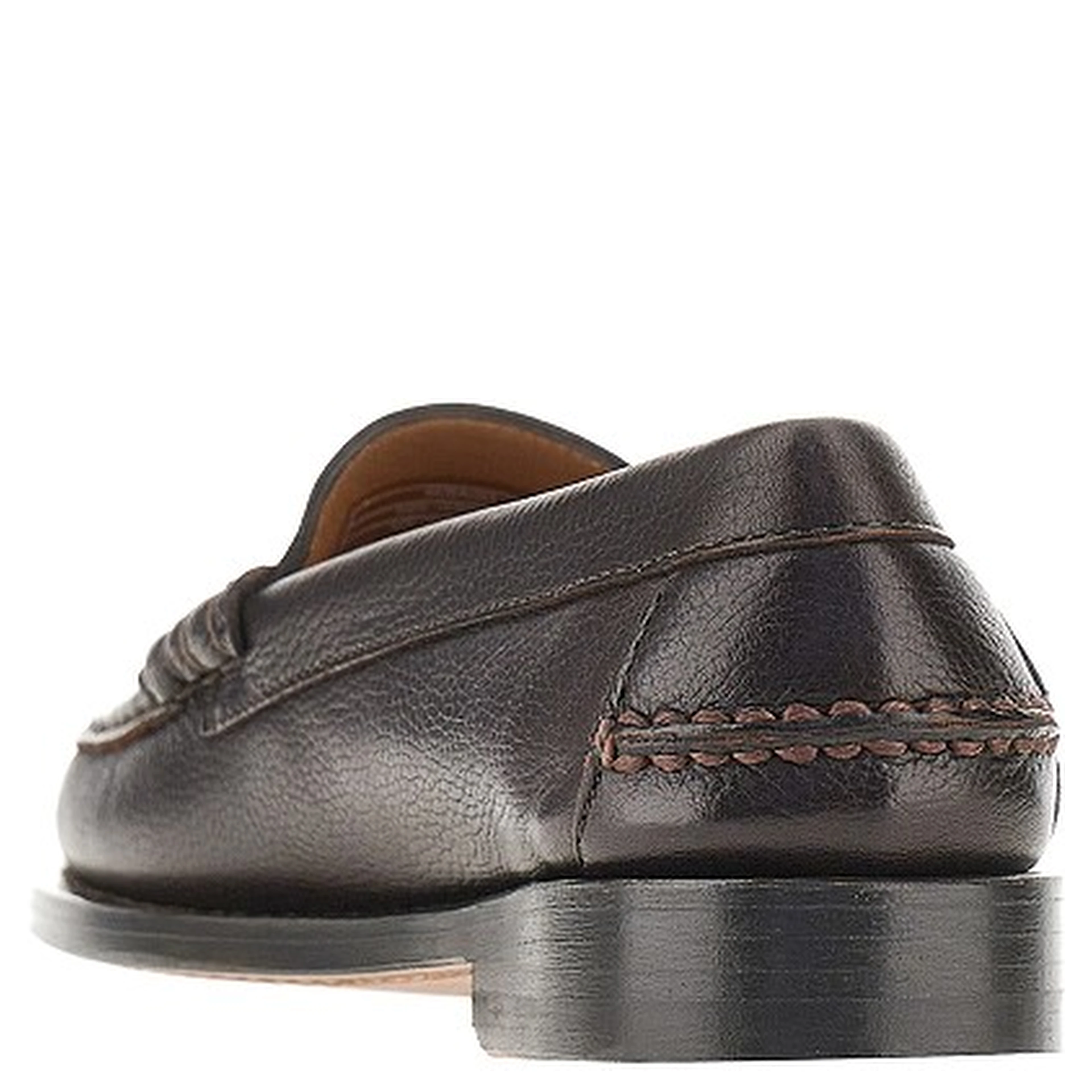 'Ravenna' grained leather loafers